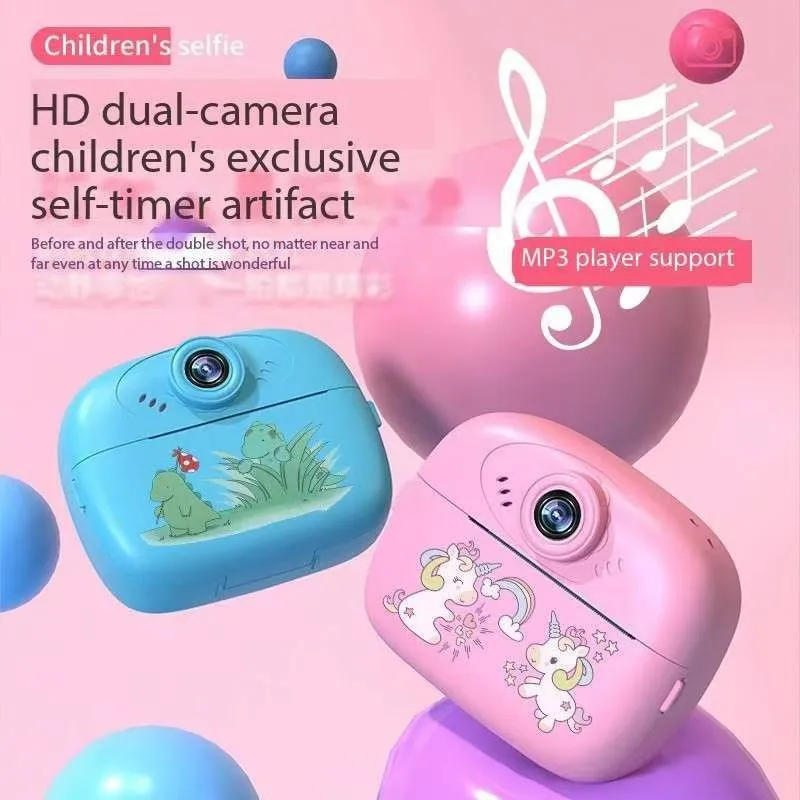 Thermal Paper Printing Camera Photo Camera for Children Photographic Cameras Photocamera Portable Thermal Printer Toys for Kids