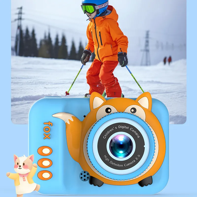New Children's Camera Student Digital HD Dual Camera Mini Camera, Student Party Campus Photo And Video Boys And Girls Toy Gift