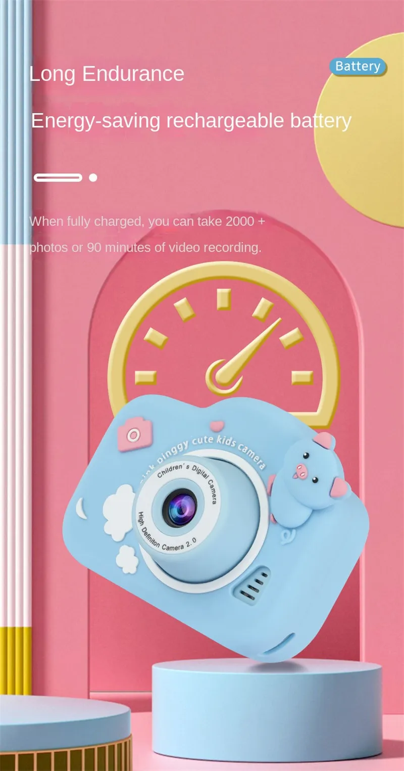 Kids Camera Toys Children Toys Camera Digital Camera Kids Projection Video Camera Outdoor Photography Birthday Christmas Gift