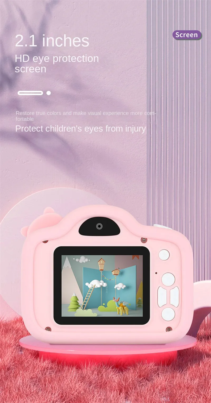 Kids Camera Toys Children Toys Camera Digital Camera Kids Projection Video Camera Outdoor Photography Birthday Christmas Gift