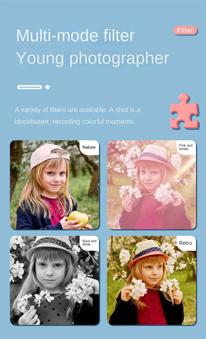 Kids Camera Toys Children Toys Camera Digital Camera Kids Projection Video Camera Outdoor Photography Birthday Christmas Gift