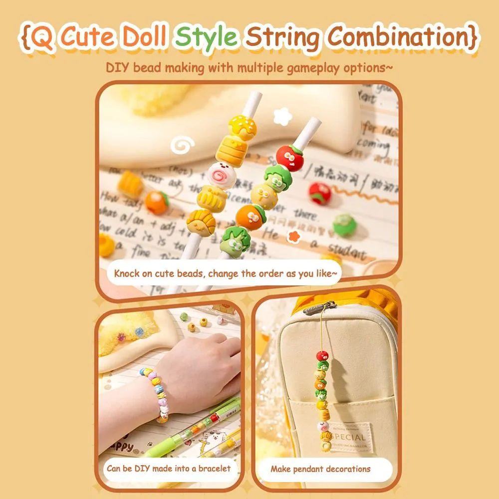 2Pcs New 0.5mm Press Gel Pen Writing Stationery Quick-drying Ballpoint Pen Black Pen Decompression Pen Office School