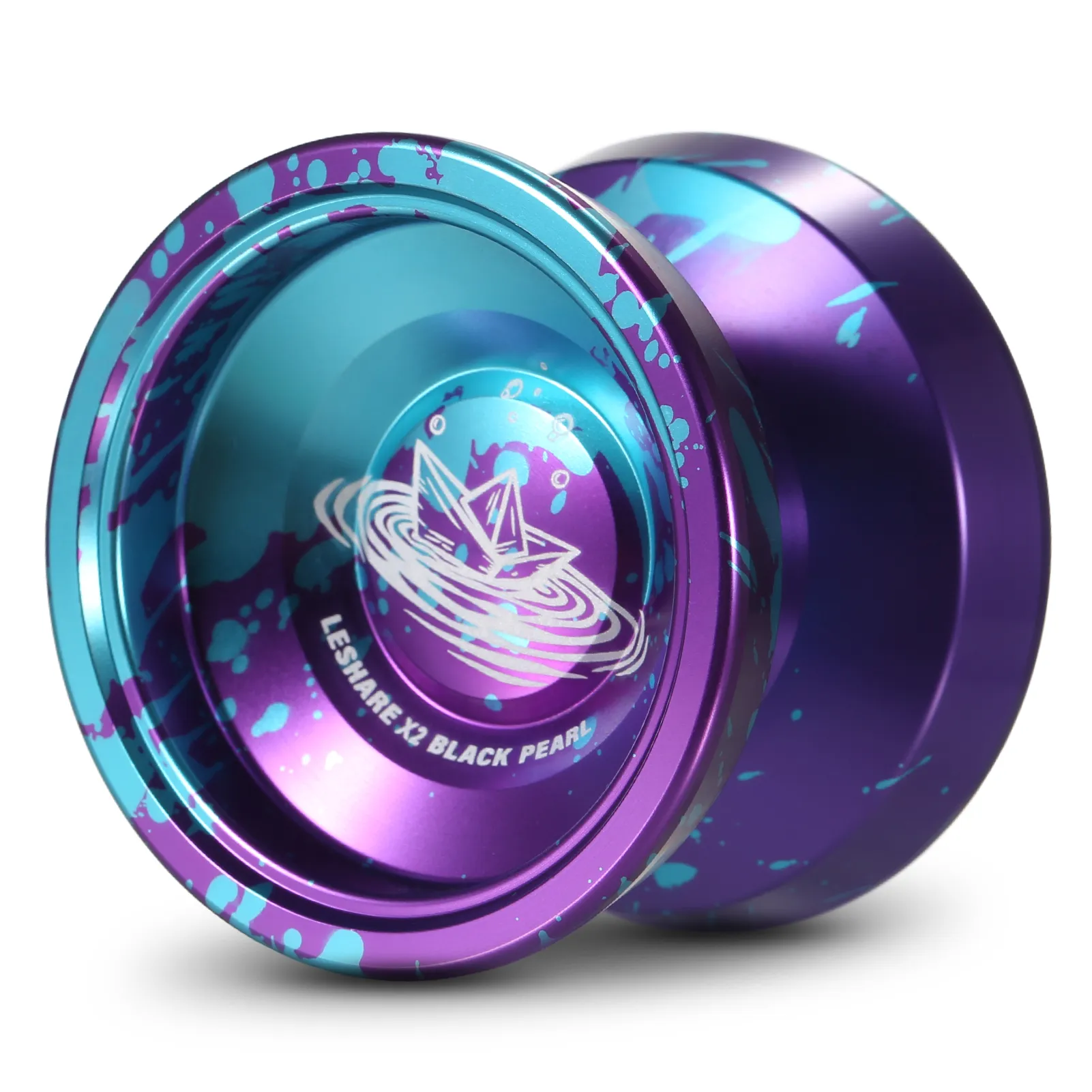 LESHARE Yoyo Ball Aluminum String Trick YoYo Balls Competitive Yo Yo Gift with Bearing Strings and Gloves Classic Toys