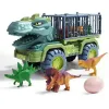 Dinosaur Transport Engineering Truck, Tyrannosaurus Rex Toy Vehicle, Dinosaur Play Set, Dinosaur Eggs, Children's Toy Vehicle