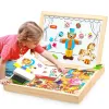 Double -sided montessori puzzle table