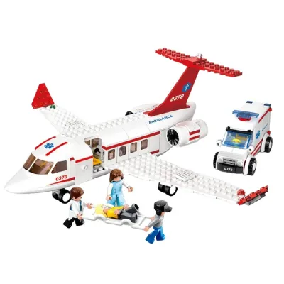 Construction game The passenger plane