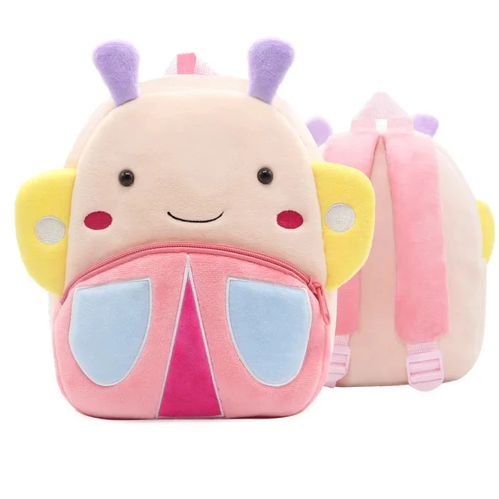 Plush maternal backpack-butterfly