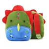 Plush maternal backpack-triceratops