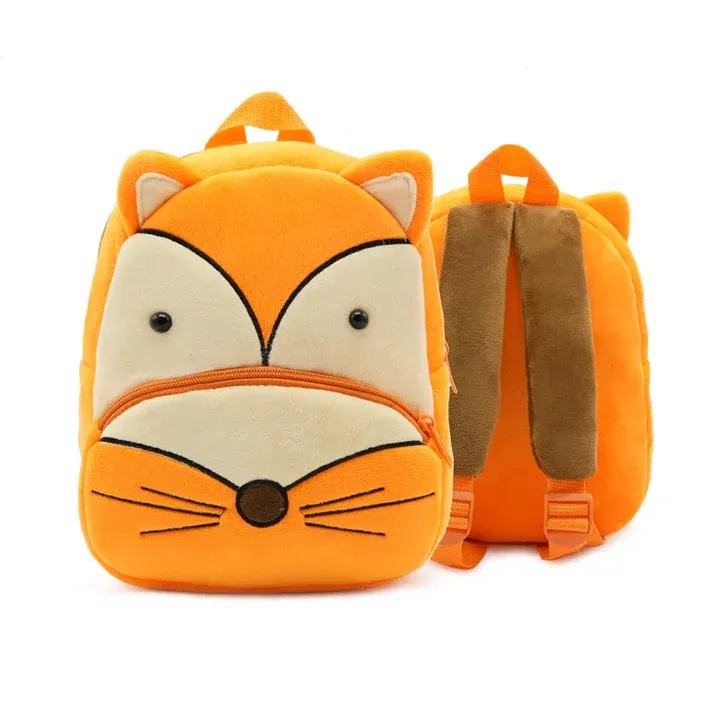 Plush maternal backpack-Fox