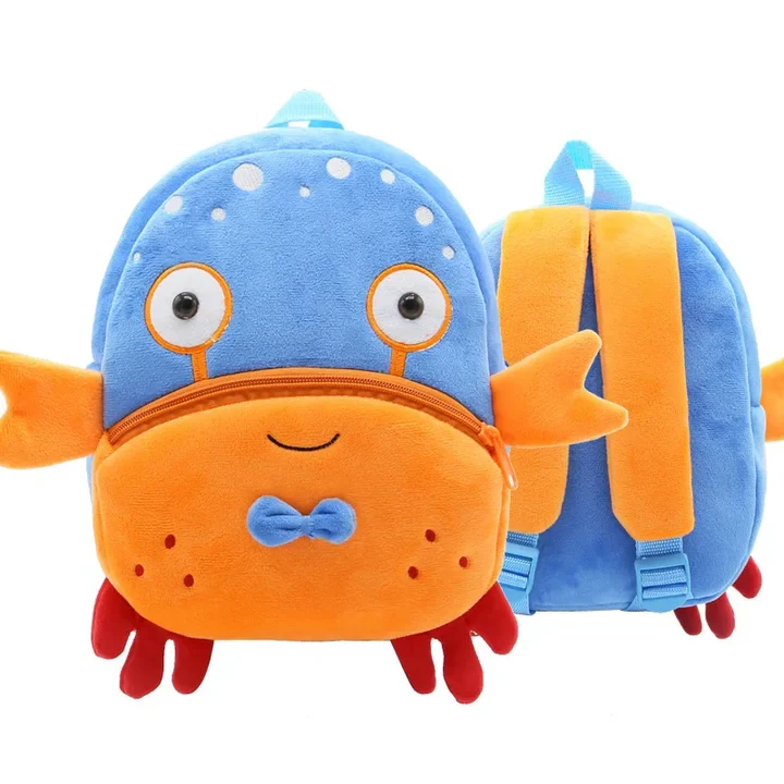 Plush maternal backpack-Crab