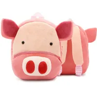 Plush maternal backpack-Pig