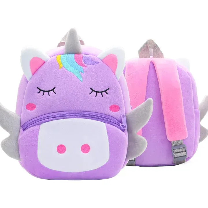 Plush maternal backpack-Unicorn