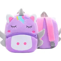 Plush maternal backpack-Unicorn