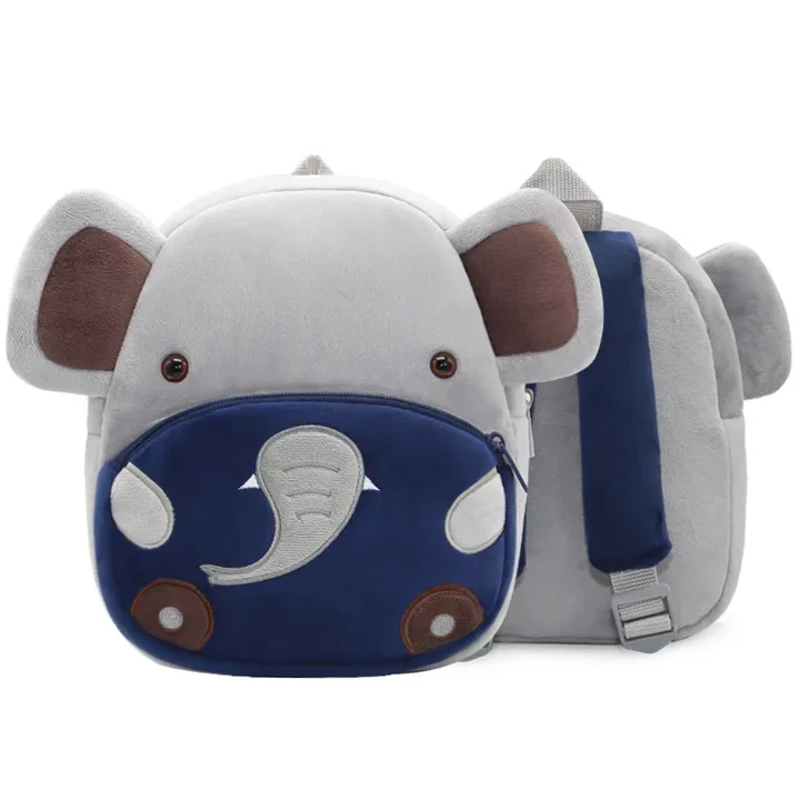 Plush maternal backpack-Elephant