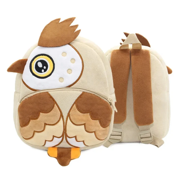 Plush maternal backpack-Owl