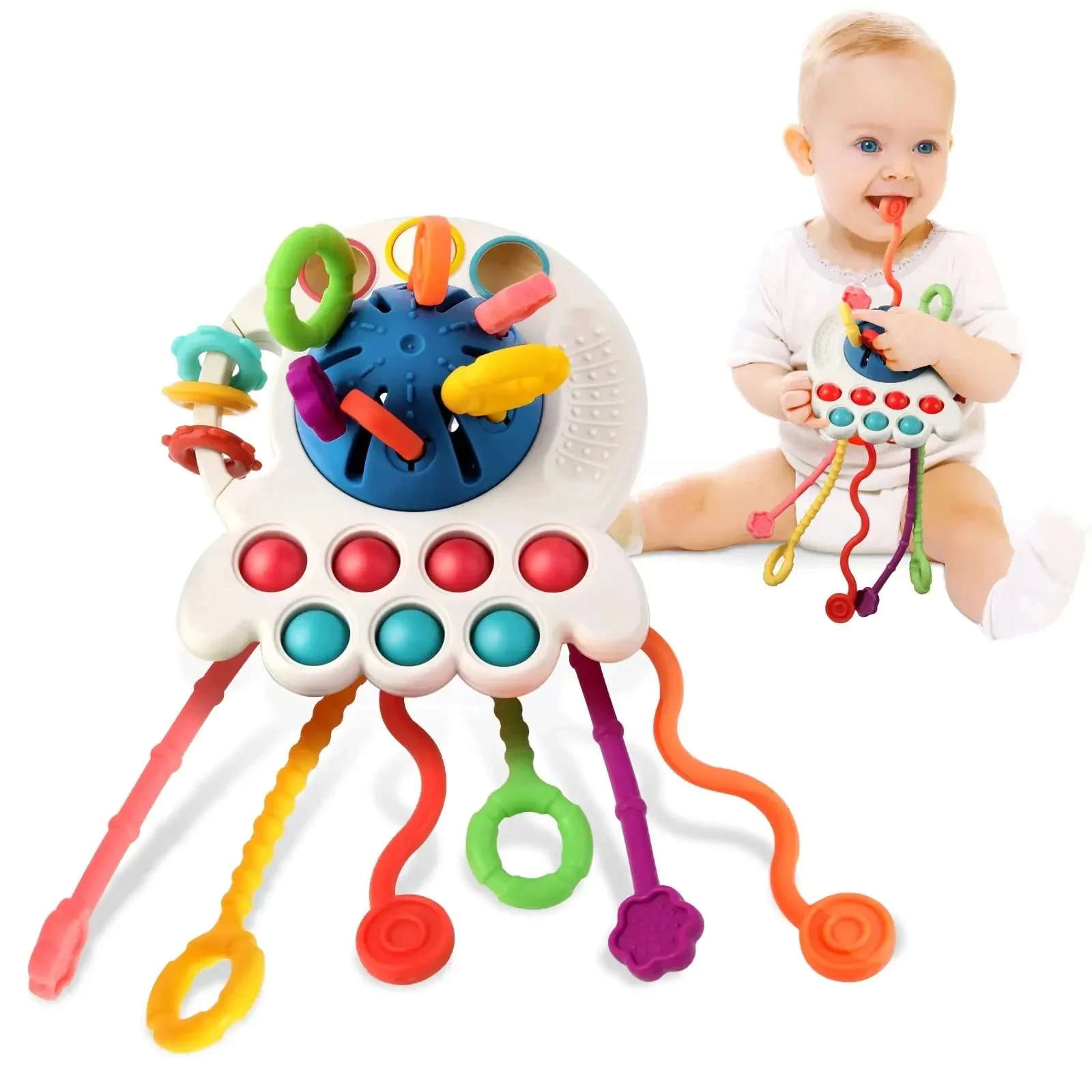 Baby Montessori Pull String Toy
