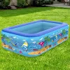 Inflatable Swimming Pool PVC Framed Swimming Pool Cartoon Pattern Thickening Swimming Pool for Toddler Kids