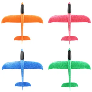 49CM Hand Throw  Free Fly Glider Planes Foam  Model EPP  Breakout Aircraft Party Game Children Outdoor Fun Gift Toys For Kids