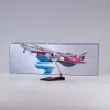 47CM 1:157 Scale  2022 Qatar Airways B777 Airliner With Light Toy Airplane Diecast Resin AircrModelaft Collection Display Toys