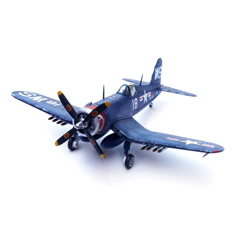 Diecast 1/72 Scale US Military F4U-1 Pirate Carrier Aircraft VK Model Fighter Finished Collection Of Alloy Aircraft