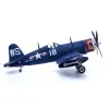 Diecast 1/72 Scale US Military F4U-1 Pirate Carrier Aircraft VK Model Fighter Finished Collection Of Alloy Aircraft
