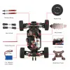 Wltoys XKS 144001 RC Car 75km/h Remote Control Car Off-Road Car High Speed 1/14 2.4GHz Racing Car 4WD RTR with Metal Chassis