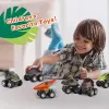 Dinosaur Toys Pull Back Cars Mini Monster Truck Car Toy Set for Kids Toddlers Boys Girls Gifts