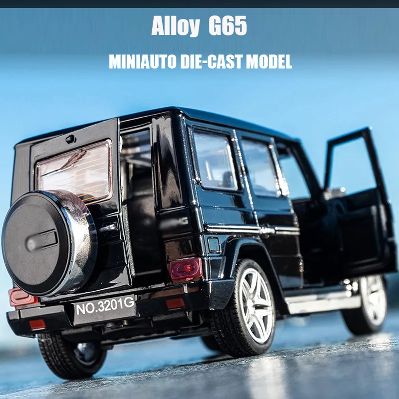 1:32 G65 Alloy Car Model Diecast Toy Off-Road Vehicles Car Acousto-optic With To Open The Door Children Gift