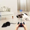 Remote-Controlled Rats Toy Battery Powered Robotic Mouse Cat Toy 4 Modes RC Mouse Cat Toy Pet Cats Supplies