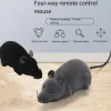 Remote-Controlled Rats Toy Battery Powered Robotic Mouse Cat Toy 4 Modes RC Mouse Cat Toy Pet Cats Supplies