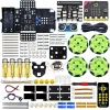 Keyestudio 4WD Microbit V2 Robot Cars Kit Mecanum Smart For Micro:bit Robot DIY STEM Python Programming Remote Control Toy Hobby