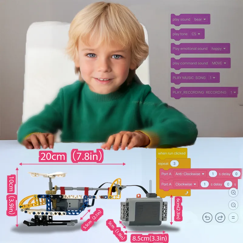 Programmable Kits, 630pcs And More Than18 Models, With Paper Manual And Video Tutorial, Educational Toy Programming Assembly Kit