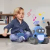 Programmable Dancing Robot with Music & Lights, Rechargeable Educational Toy for Kids Birthday Christmas Gift