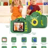 Kids Dinosaur Camera Portable Selfie Camera 1080P HD Digital Camera With 32GB Card Gift For Children Aged 3-12