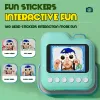 Kids Digital Camera For Photograph Mini Thermal Printer Photo Instant Print Children Video Camera Toys Festival Birthday Gifts
