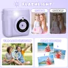 Kids Digital Camera 1080P HD Instant Print Camera Portable Camera Toy with 32GB Card Gift For Boys Girls 3-12