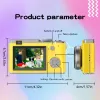 CCD Digital Camera, Retro CCD Camera Toy,Multi- functional Simulated Game Toy, HD Front and Rear Dual Camera for Boys and Girls
