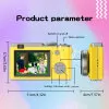 CCD Digital Camera, Retro CCD Camera Toy,Multi- functional Simulated Game Toy, HD Front and Rear Dual Camera for Boys and Girls