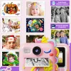 Kids Camera Instant Print, Toddler Cameras Christmas Birthday Gifts for Girls Age 3-12, Digital Video Instant Print Camera