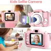 Kids Camera Toys Mini Camera Kids Digital Camera With Video Cartoon Soft Silicone Cover 32GB SD Card For Boy Girl Christmas Gift