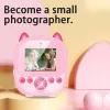 Children Digital Camera Instant Print for Kids Thermal Print Camera Instant Photo Printing Camera Video Toys+32G Memory Card