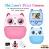 Children Digital Camera Instant Print for Kids Thermal Print Camera Instant Photo Printing Camera Video Toys+32G Memory Card