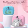 Thermal Paper Printing Camera Photo Camera for Children Photographic Cameras Photocamera Portable Thermal Printer Toys for Kids