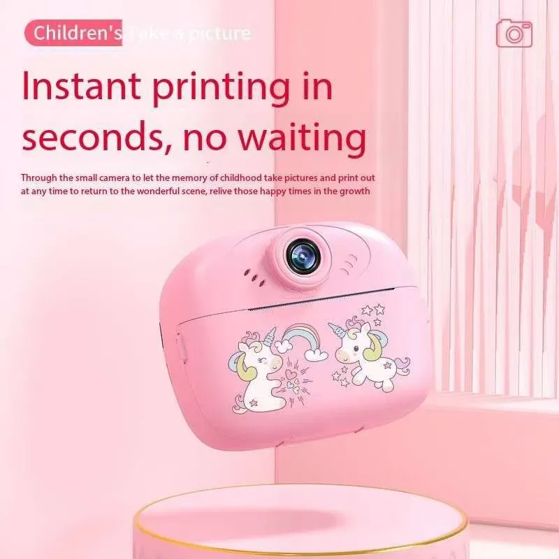 Thermal Paper Printing Camera Photo Camera for Children Photographic Cameras Photocamera Portable Thermal Printer Toys for Kids
