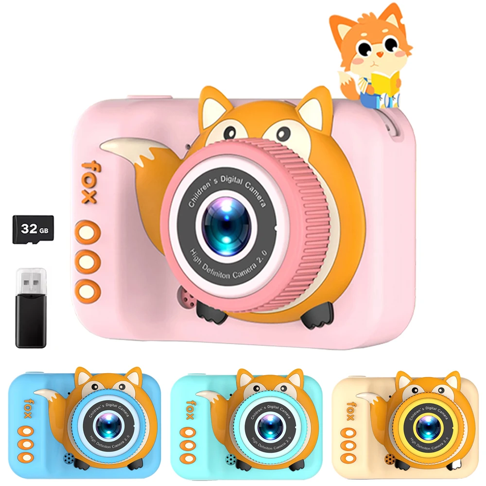 New Children's Camera Student Digital HD Dual Camera Mini Camera, Student Party Campus Photo And Video Boys And Girls Toy Gift