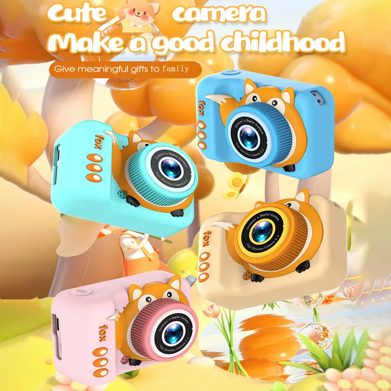 New Children's Camera Student Digital HD Dual Camera Mini Camera, Student Party Campus Photo And Video Boys And Girls Toy Gift