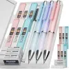 3PCS pastel Mechanical pencil set, 0.9 mechanical pencil, 6 tubes HB lead 0.9mm, 3PCS eraser and 9PCS eraser filler