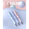 3PCS pastel Mechanical pencil set, 0.9 mechanical pencil, 6 tubes HB lead 0.9mm, 3PCS eraser and 9PCS eraser filler