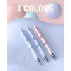3PCS pastel Mechanical pencil set, 0.9 mechanical pencil, 6 tubes HB lead 0.9mm, 3PCS eraser and 9PCS eraser filler