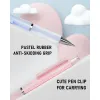 3PCS pastel Mechanical pencil set, 0.9 mechanical pencil, 6 tubes HB lead 0.9mm, 3PCS eraser and 9PCS eraser filler